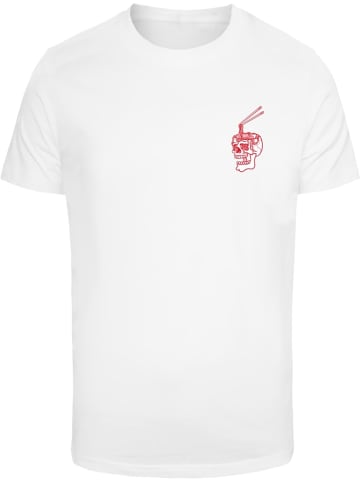 Mister Tee T-Shirt "Skulls Bento Tee" in Weiß