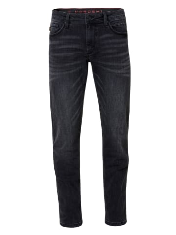 KOROSHI Stretchjeans im Regular Fit in SCHWARZER DENIM