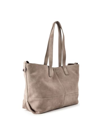 LIEBESKIND BERLIN Ariel Shopper Tasche Leder 36 cm in neutral grey