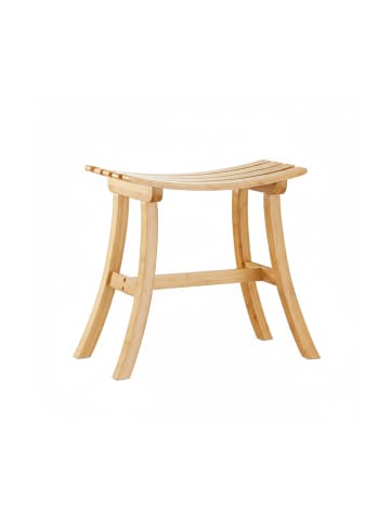 relaxdays Hocker in Natur - (B)56 x (H)48 x (T)28,5 cm