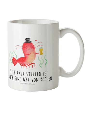 Mr. & Mrs. Panda Becher Hummer Weizen mit Spruch in Weiß