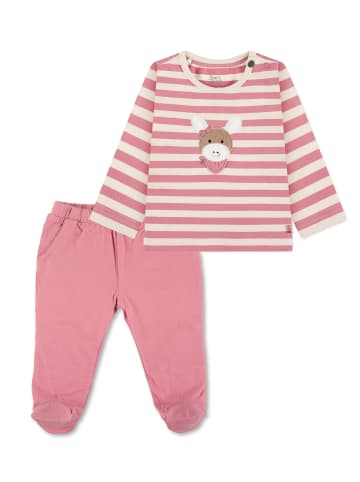 Sterntaler GOTS Set Langarm-Shirt und Hose in rosa