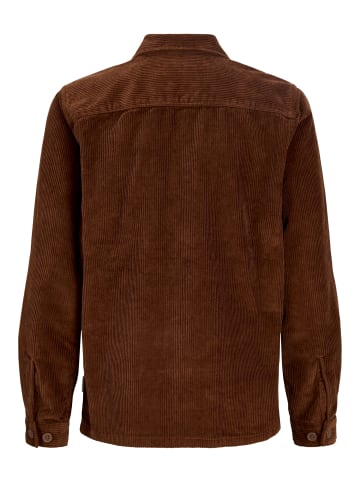JACK & JONES Junior Cord Hemdjacke Overshirt Zipper Jortoronto in downtown brown