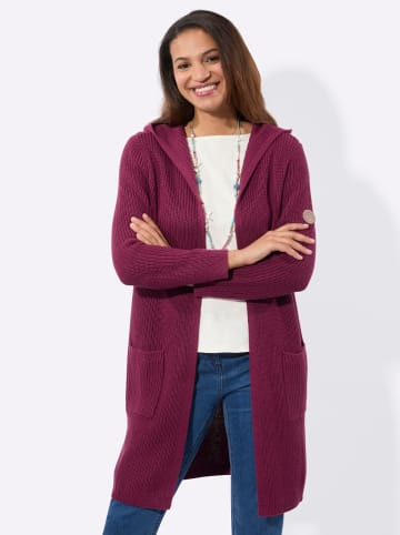 WITT WEIDEN Strickmantel in bordeaux