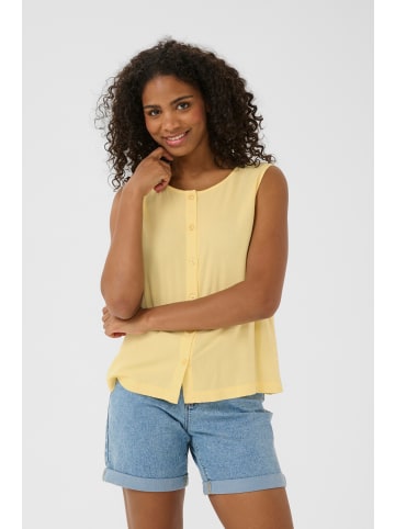 Kaffe Kurzarm-Bluse KAmilia Regular fit in Straw