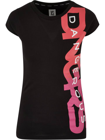DNGRS Dangerous T-Shirts in black/pink