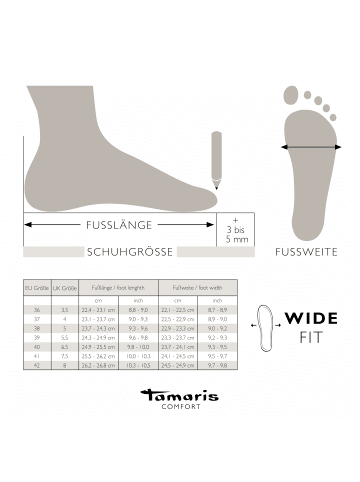 Tamaris Stiefeletten für Damen in orange
