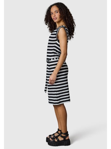 ragwear Sommerkleid Tagg Stripes in Black