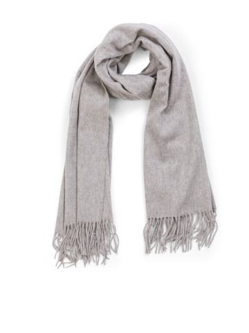 CASH-MERE.CH Schal waterwave in Hellgrau