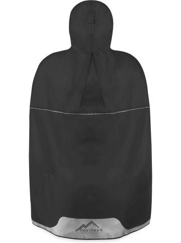 Normani Outdoor Sports Kinder Regenponcho Cherrapunji Kids in Schwarz