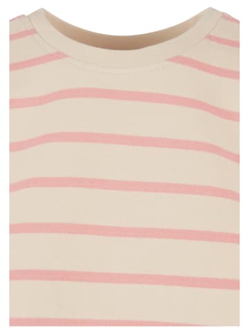Urban Classics Urban Classics T-Shirts in lemonadepink/whitesand