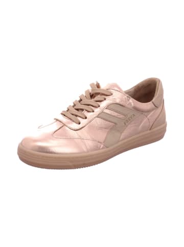 Esgano Damenschnürrschuhe halb sportlicher Boden Da.-Sneaker in  Gold