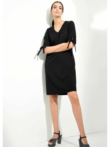 Alba Moda Elegantes Freizeitkleid mit Schlitz in schwarz