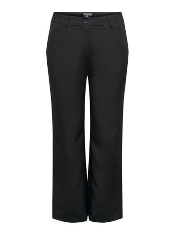 ONLY Carmakoma Stoffhose Plus Size Straight Leg Curvy Übergröße CARLANA in Schwarz