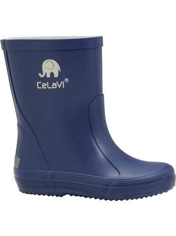 CeLaVi Kinder Gummistiefel "Basic Wellies Solid" in Blau