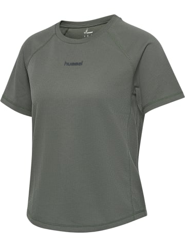 Hummel T-Shirt Hmlmomentum Multisport Damen in CASTOR GRAY