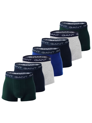 Gant Boxershort 7er Pack in Blau/Grün/Grau