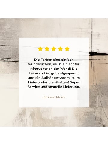 MuchoWow Leinwand bilder Abstrakte Kunst weiß schwarz (BxH)