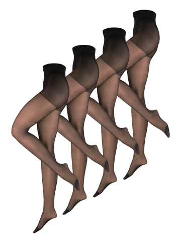 Nur Die  Feinstrumpfhose Glamour 30 DEN in Schwarz