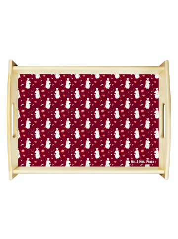 Mr. & Mrs. Panda Holztablett Einhorn Krankenschwester ohne Spruch in Rot