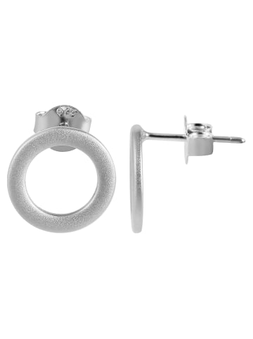 Adeliás Damen Ohrringe – Ohrstecker aus 925 Silber in silber