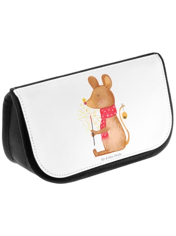 Mr. & Mrs. Panda Kulturbeutel Maus Weihnachten ohne Spruch in Weiß