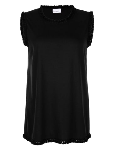 MIAMODA Strick-Top in schwarz