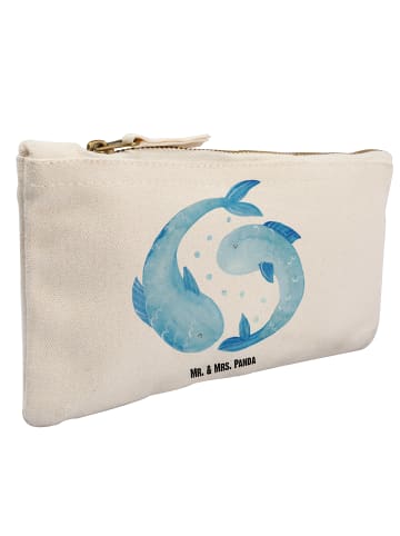 Mr. & Mrs. Panda Mäppchen Sternzeichen Fische ohne Spruch in Weiß