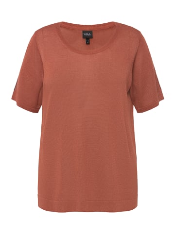 Ulla Popken Pullover in terracotta