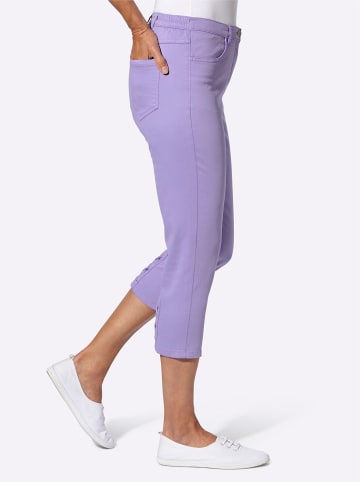 Sieh an! 3/4-Jeans in lavendel