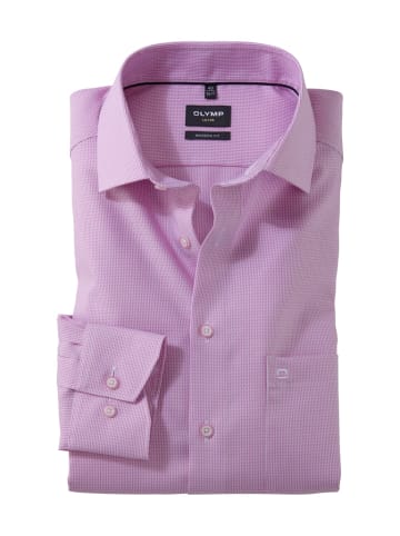 OLYMP  Hemd modern fit in Rosa