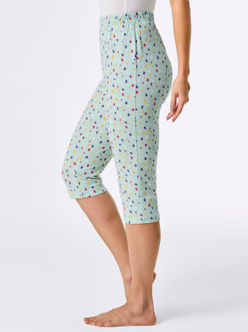 WITT WEIDEN Capri-Hose in kalkmint-bedruckt