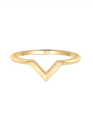 Elli Ring 925 Sterling Silber Geo, Pfeil in Gold