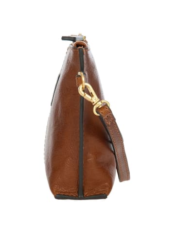 BRIC`s Volterra - Clutch 18 cm (black) in tobacco