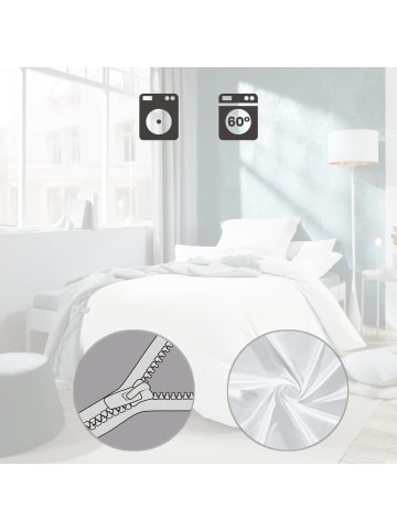 Erwin Müller Single-Jersey Bettwäsche Traunstein in weiß