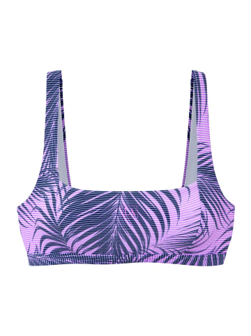 LASCANA ACTIVE Bustier-Bikini-Top in marine-flieder