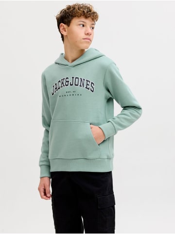 JACK & JONES Junior Kapuzenpullover in Mineral Blue