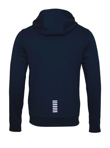 EA7 EA7 Jacke FELPA Kapuzensweatjacke in dunkelblau
