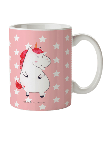 Mr. & Mrs. Panda Kinderpott Einhorn Wut ohne Spruch in Rot Pastell