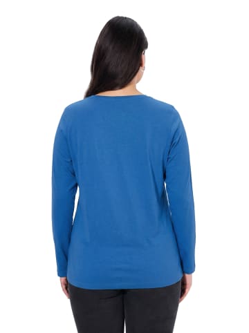 Ulla Popken Shirt in pfauenblau