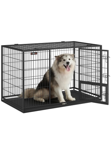 Feandrea Tiertransportbox Dack in Tintenschwarz - (B)139 x (H)87 x (T)79 cm