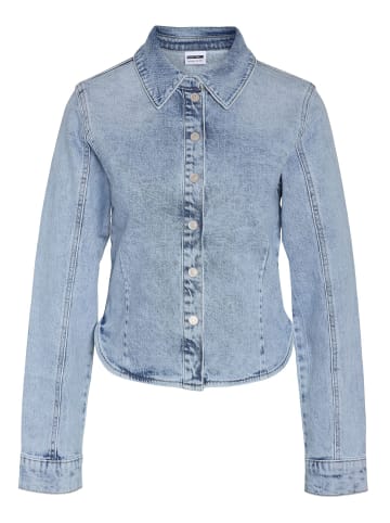 Noisy may Jeanshemd in Light Blue Denim1