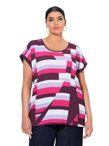 Ulla Popken Shirt in dunkle pflaume