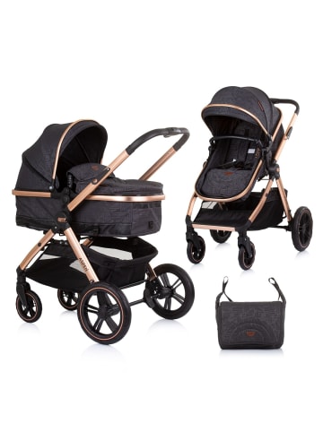 Chipolino Kinderwagen 2 in 1 Aspen in schwarz