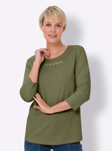Sieh an! 3/4-Arm-Shirt in oliv