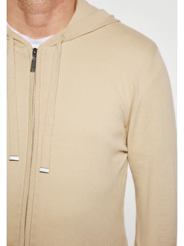 DreiMaster Maritim Men Cardigan in Beige