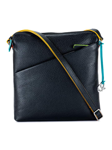 MYWALIT Milano Umhängetasche Leder 24 cm black