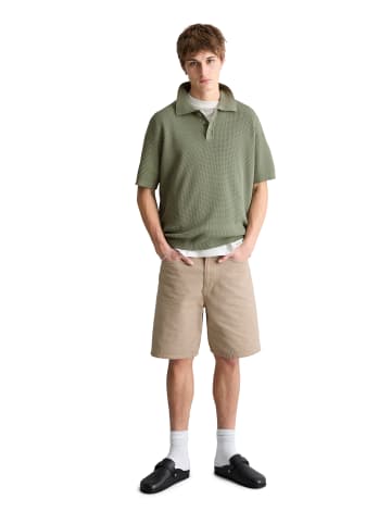 Marc O'Polo DENIM DfC Strick Poloshirt in Tea Green