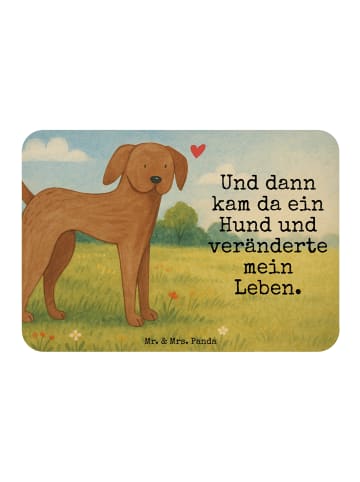 Mr. & Mrs. Panda Magnet Hund Dogge Design mit Spruch in Weiß