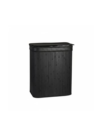 relaxdays Wäschekorb in Schwarz - (B)52 x (H)60 x (T)32 cm